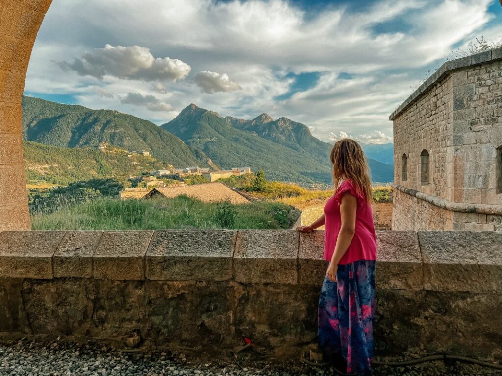 panorama dal Fort des Salettes di Briançon